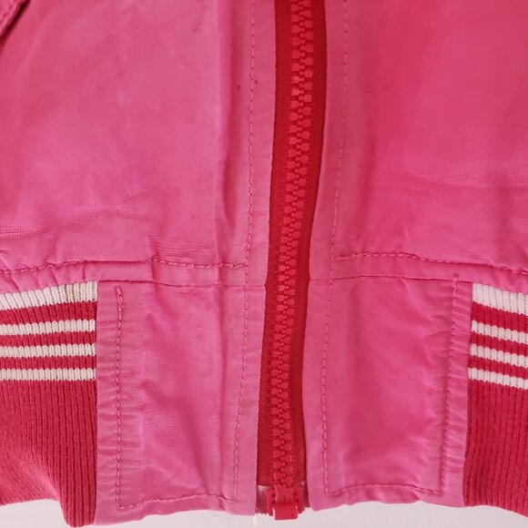 Vintage Oilily Bibie Satin Bomber Jacket Kids Size 116 / 6y - Picture 8 of 11